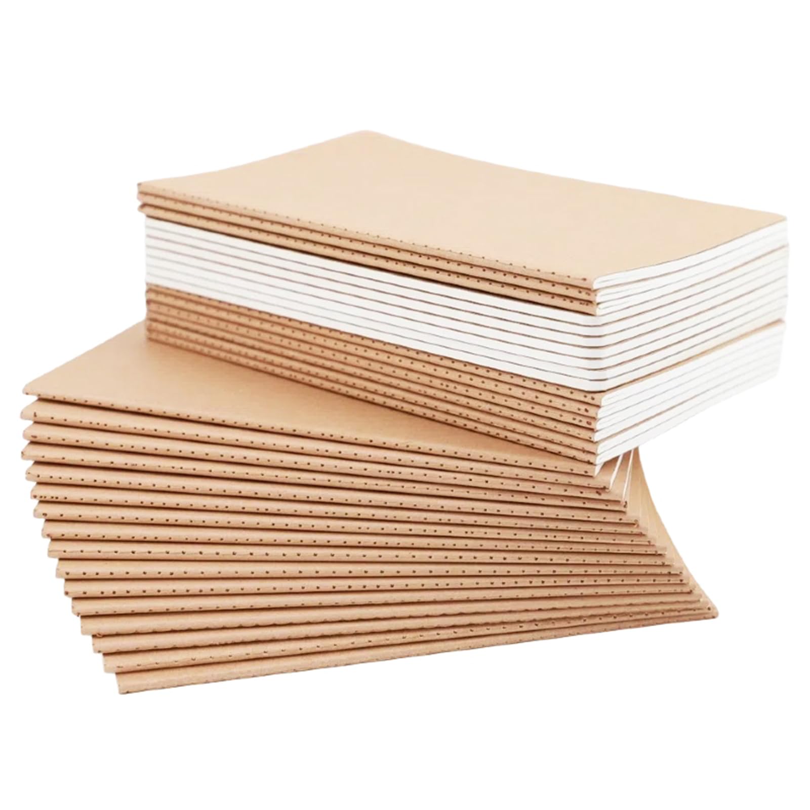 24 Pack A5 Blank Notebook Bulk, 72 Pages (36 Sheets) Unlined Blank - View #11