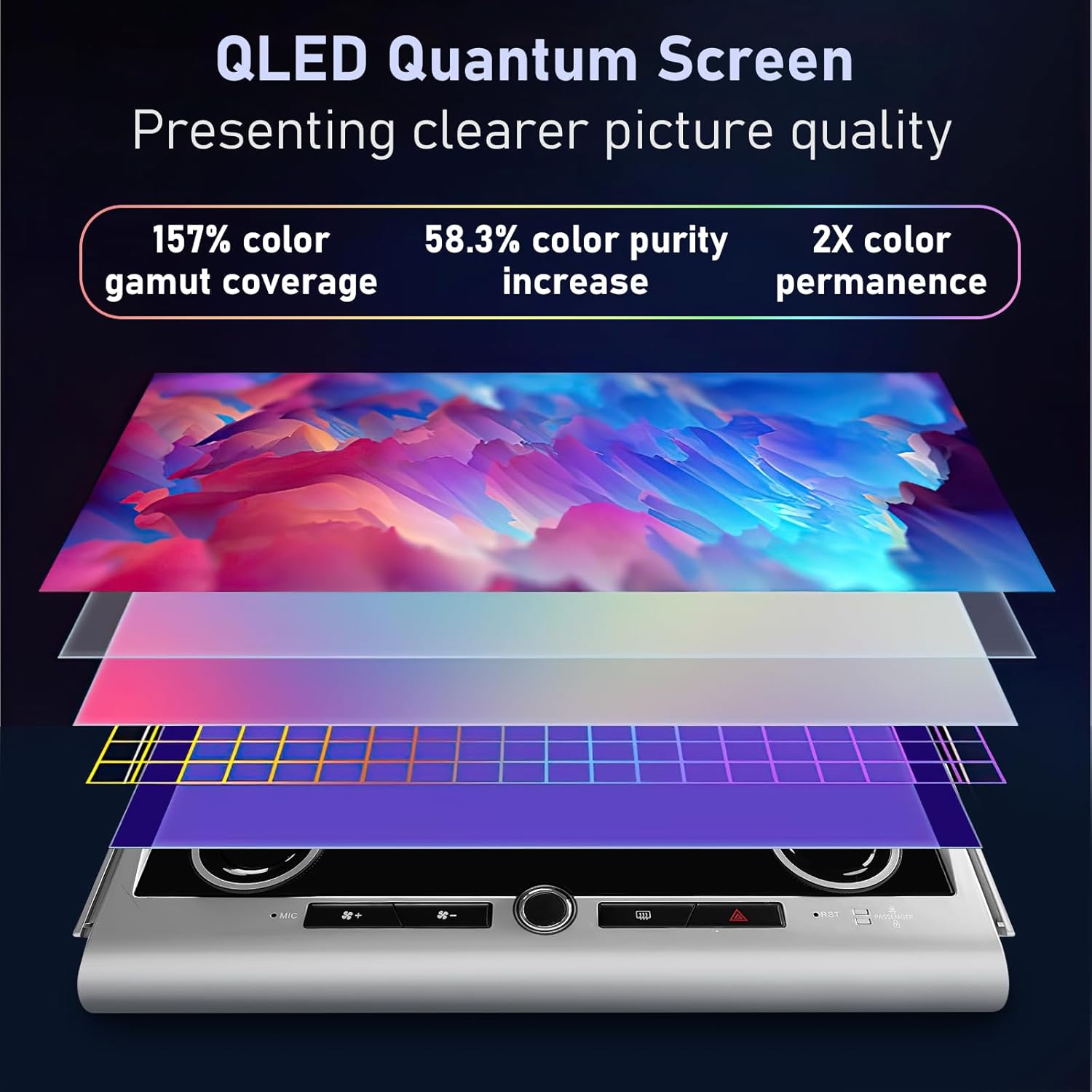 13.3" Android Car Stereo for Toyota FJ Cruiser (2007-2022) | Wireless CarPlay & Android Auto | 4GB RAM + 32GB ROM | GPS Navigation | 5G WiFi & Bluetooth 5.0 | HD Touchscreen Head Unit Replacement