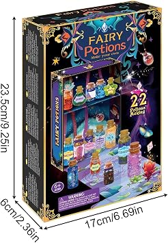 Ahuuen Potion Making Kit Creative Art Craft Bottles | Potions Making Craft Kit for Indoor Birthday Party Girls Boys Kids Families Educational Activity Fun Outdoor Play