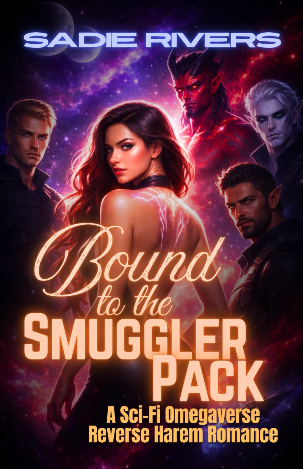 Bound to the Smuggler Pack: A Sci-Fi Omegaverse Reverse Harem Romance (Rogue Packs of the Allied Zones)