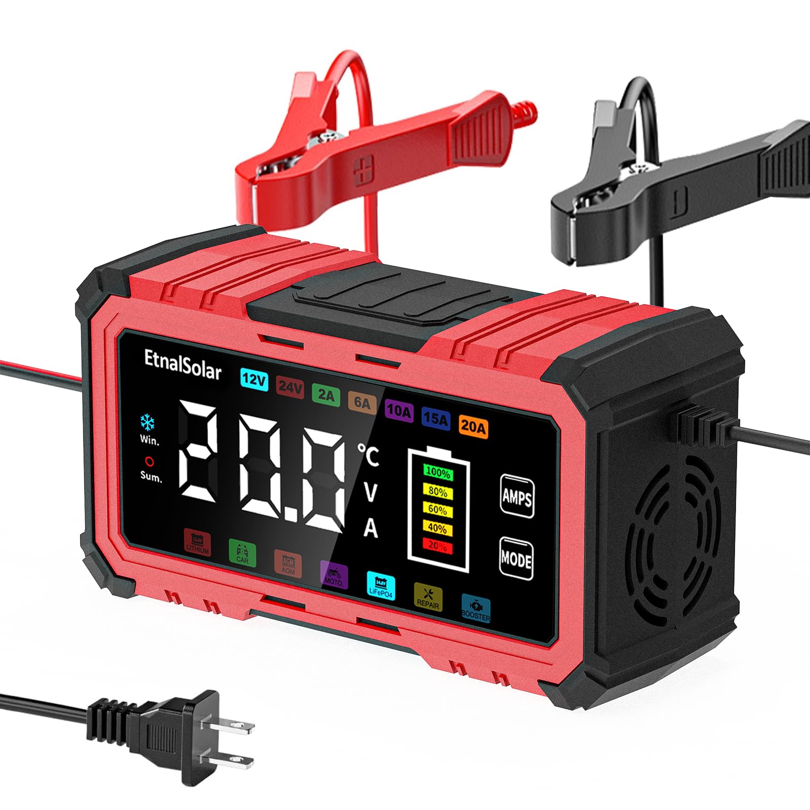 View 1 of [TROUBLE CHARGING] EtnalSolar 20A Battery Charger