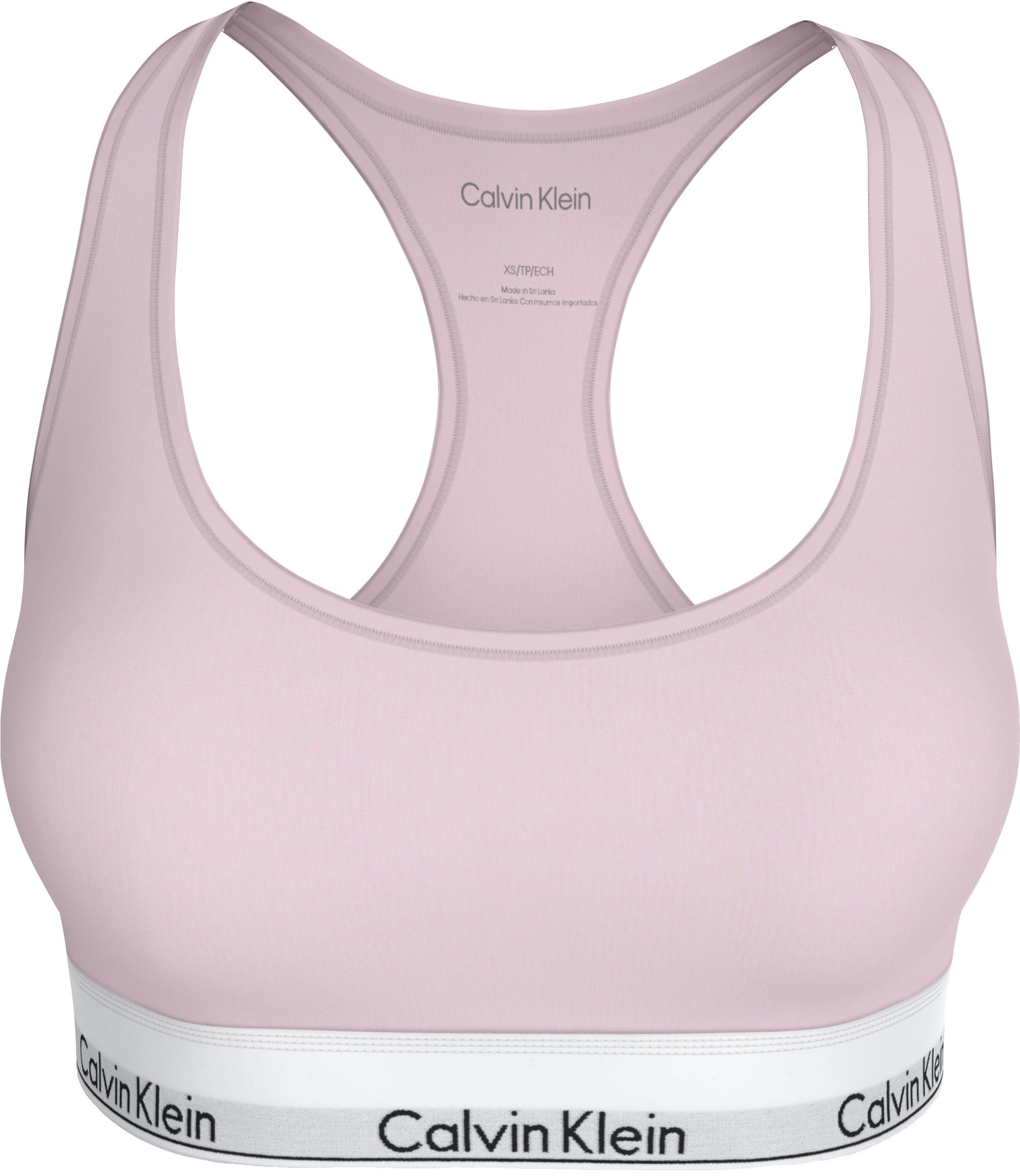 Calvin Klein Modern Cotton Logo Bralette Pink 12 (M)