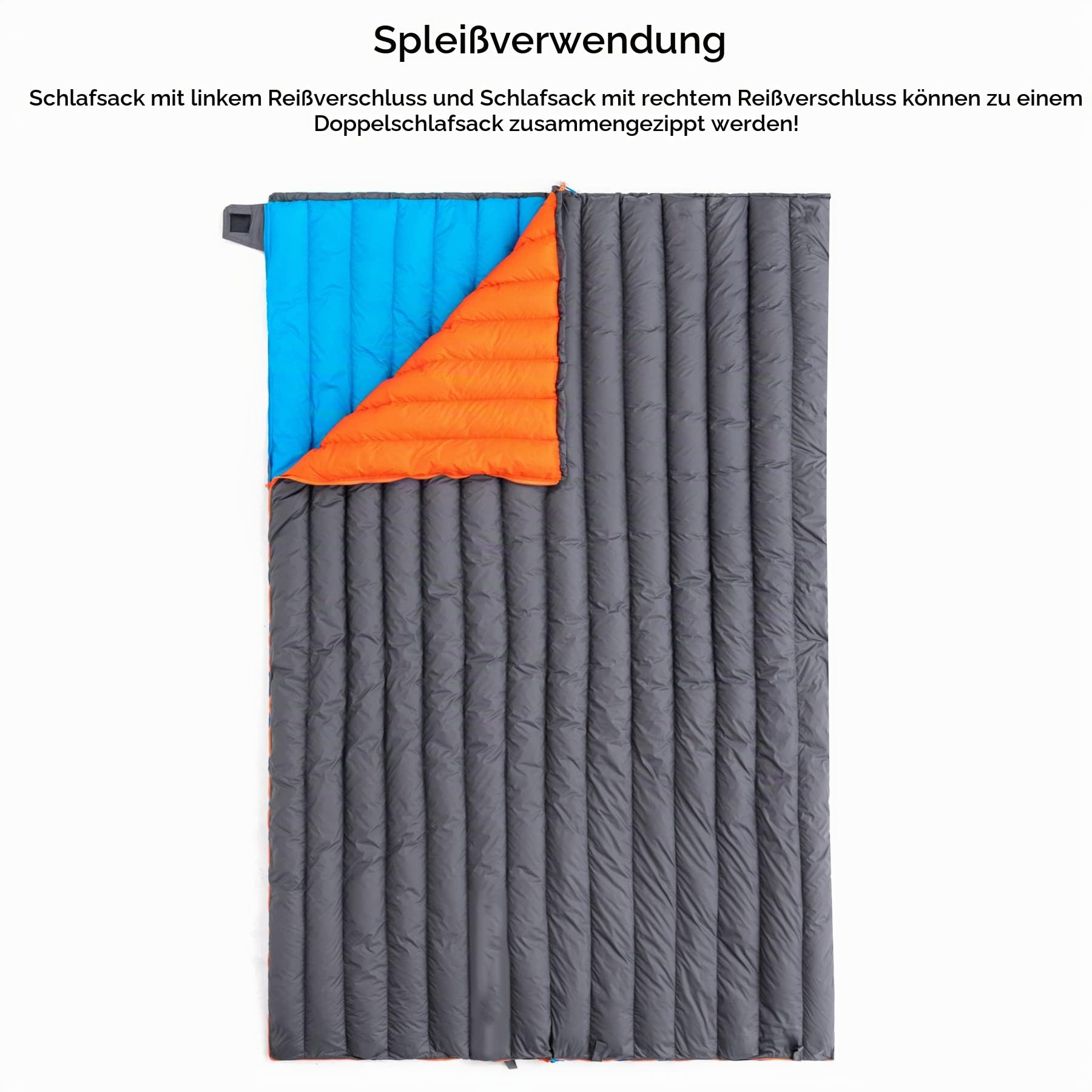 BISINNA Daunenschlafsack,Ultraleicht 3 Jahreszeiten Schlafsack | Kleines Packmaß Schlafsack 650FP Kompakt Warmer Mumienschlafsack für Camping and Trekking Outdoor
