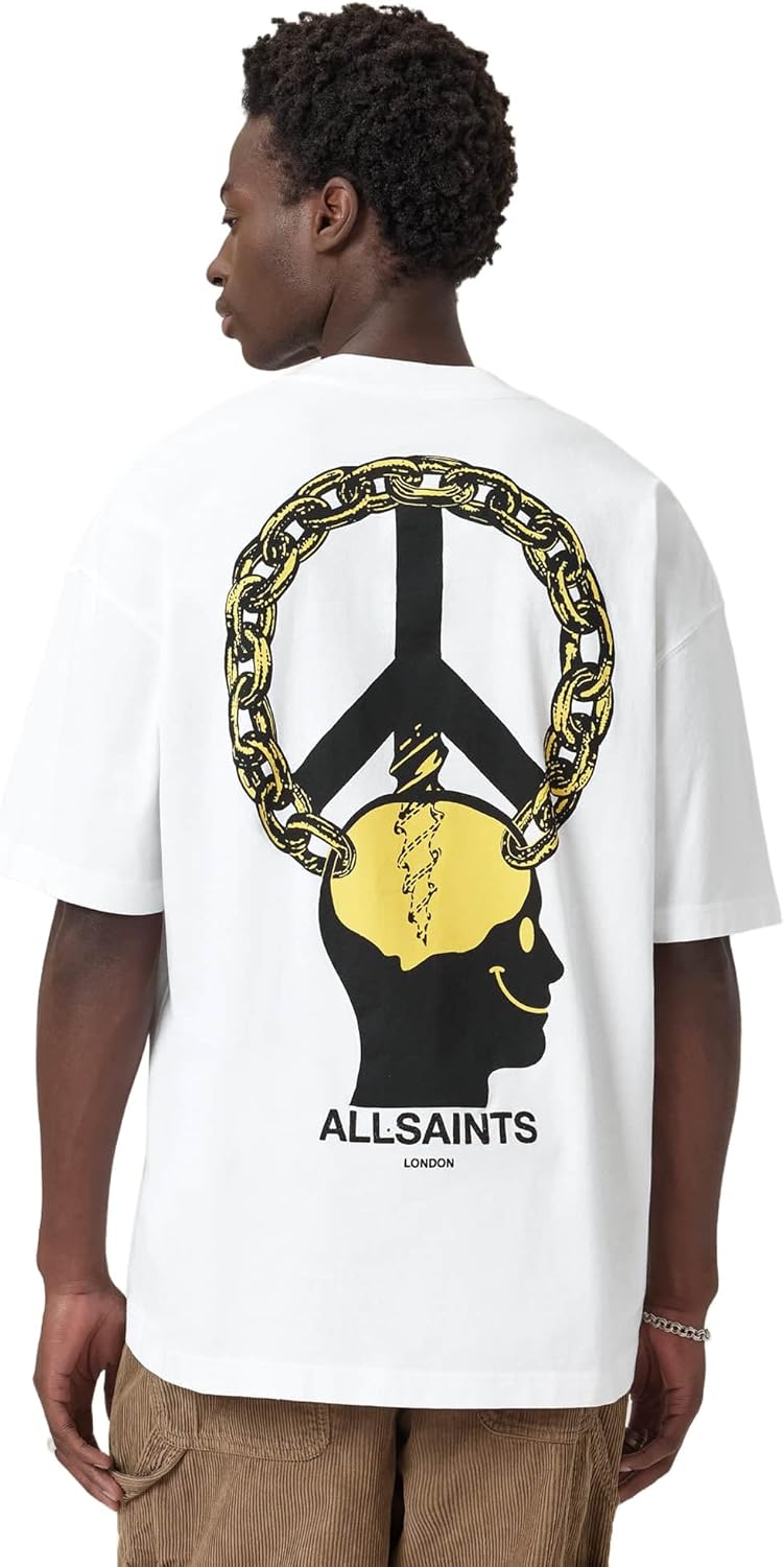 AllSaints Men's Screwed Ss Crew - Image 3