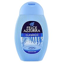 Felce Azzurra – Docciaschiuma Profumato Classico, Gel Detergente Fresco e Idratante per Pelle Morbida, Doccia Schiuma Delicato con Note di Rosa e Lavanda, Gel Doccia Dermatologicamente Testato, 250 ml