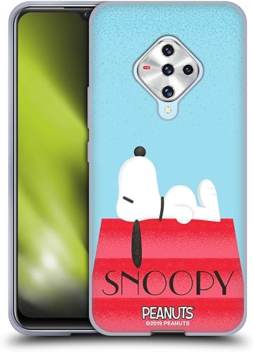 Miniatura 369 de Head Case Designs Funda de gel suave con licencia oficial de Peanuts House Snoopy Deco Dreams compatible con Samsung Galaxy S23 5G Casa,Blue