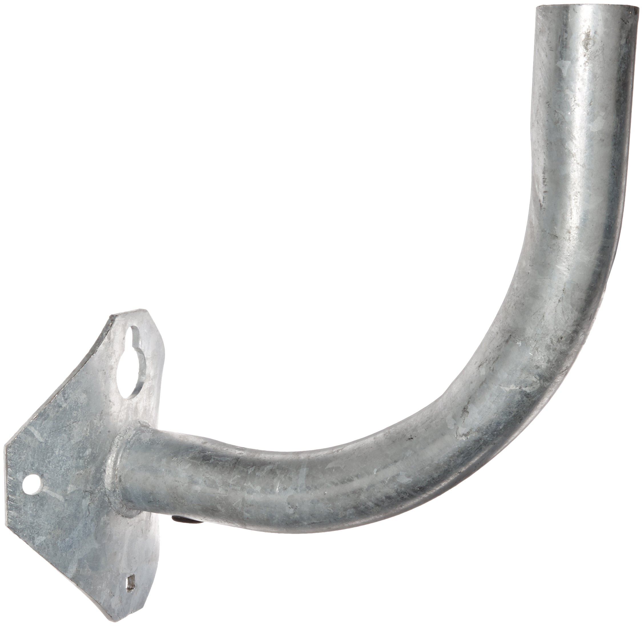 RAB Lighting BWC12 Floodlight Brackets for Wood Poles, Steel, 5.0 EPA Maximum Capacity, Galvanized Steel Color