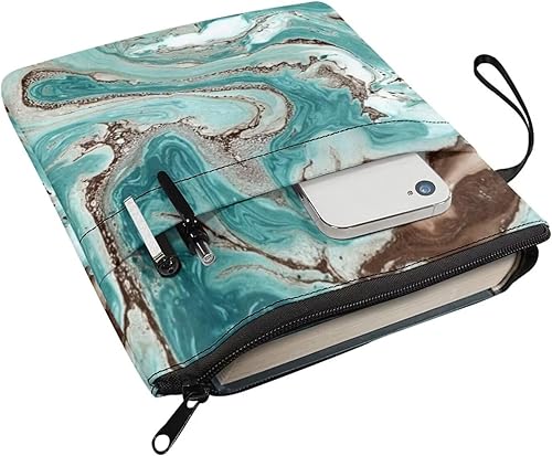 Miniatura 10 de Forchrinse Lindas fundas de libro de abejas para libros de bolsillo, 11.4 x 8.7 pulgadas, funda lavable de libro Sox para amantes de los libros con