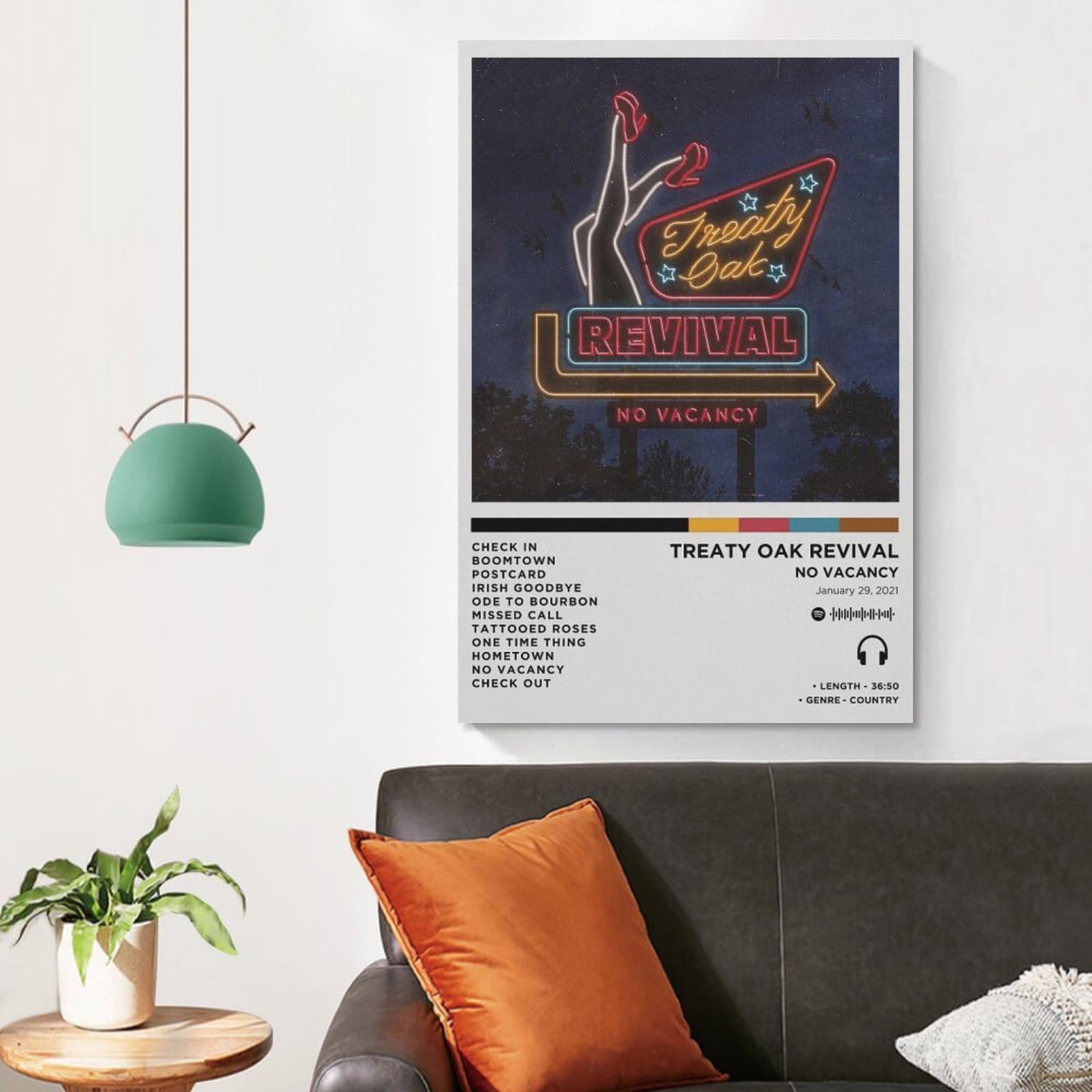Amazon.com: DWTSG 66 No Vacancy Posters Treaty Oak Revival Album