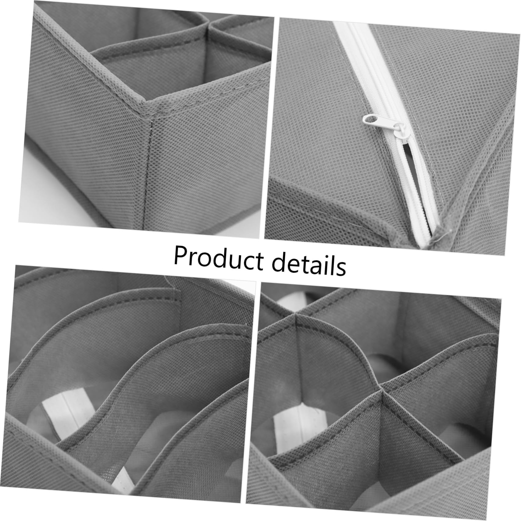 4pezzi Scatola Portaoggetti per Biancheria Intima Scatole per Mutande Calzini Reggiseni Custodie Portaoggetti per Organizer per Biancheria Intima