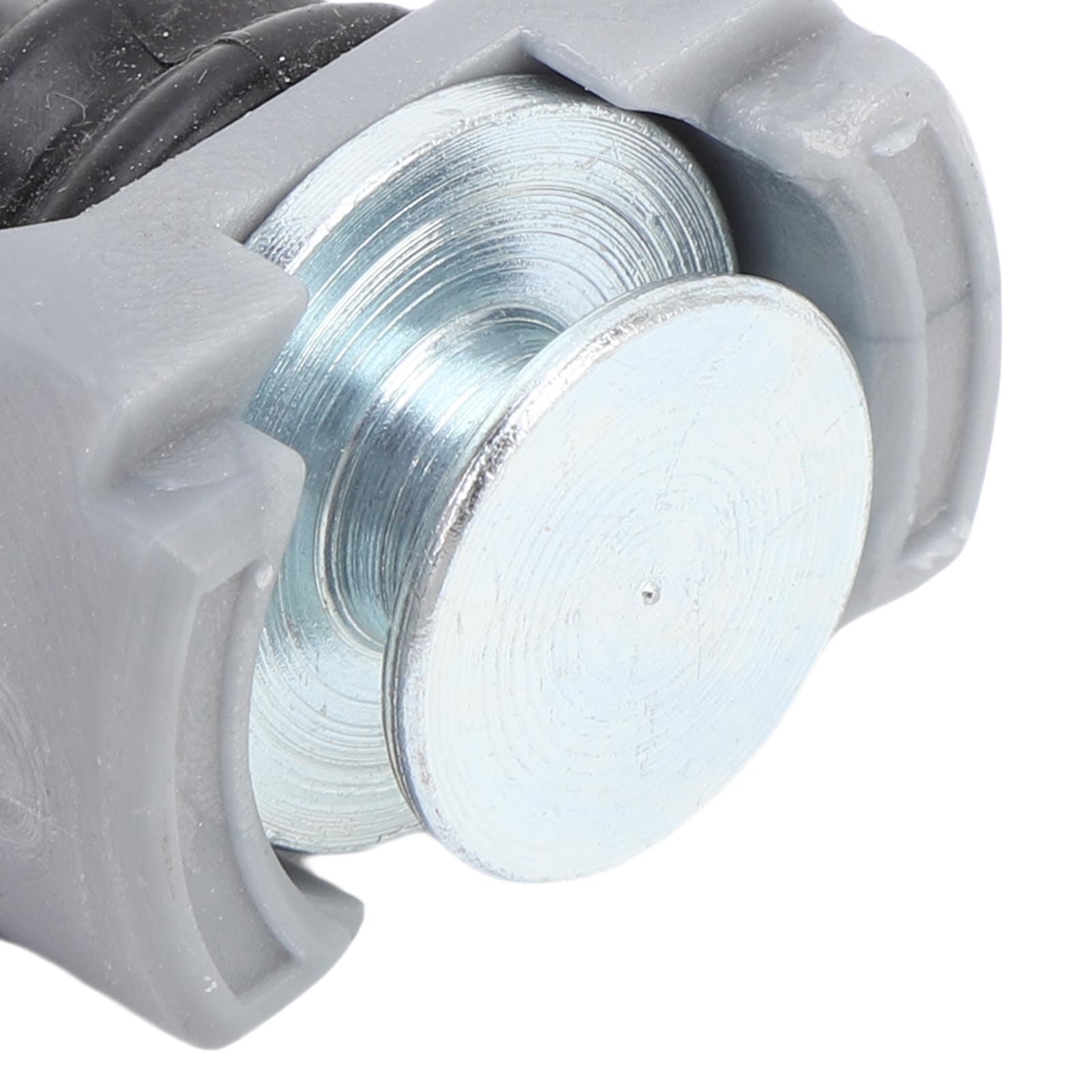 Aramox L-Gleisbindung 10 Stk Hochleistungs-Schiene mit D-Ring für Van und Pickup 1333 lb Tragkraft (Grau)