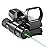 Pinty Red Dot Sight with Integrated Green Laser Sight, Laser Class IIIA, Laser Output Less Than 5mW
