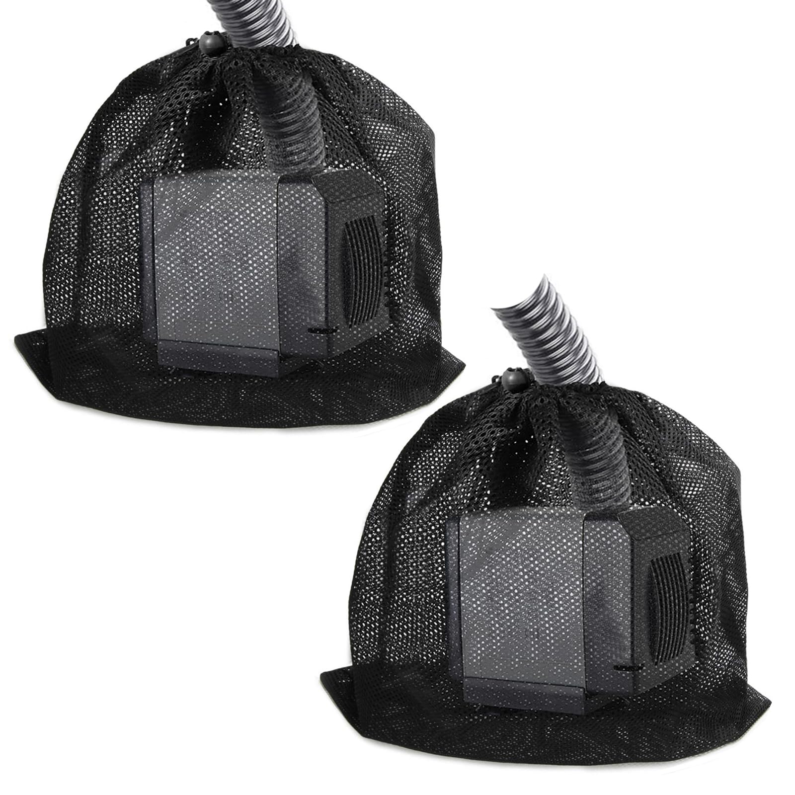 ReaJoys Pond Pump Filter Bag for Fish Pond Water Pump Filter Barrier Bag with Drawstring Filters Mesh Bags for Outdoor Ponds 17.71"x 17.71"
