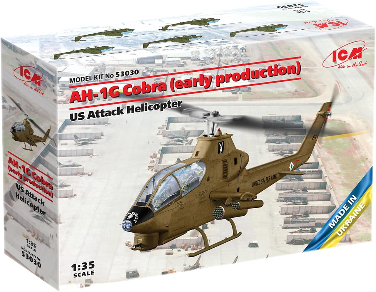 ICM 53030 - AH-1G Cobra (Early Production), US Attack Helicopter - Scale 1:35