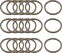 Vista 12 de MECCANIXITY Aretes redondos con cuentas, anillos de eslabones circulares para hacer joyas