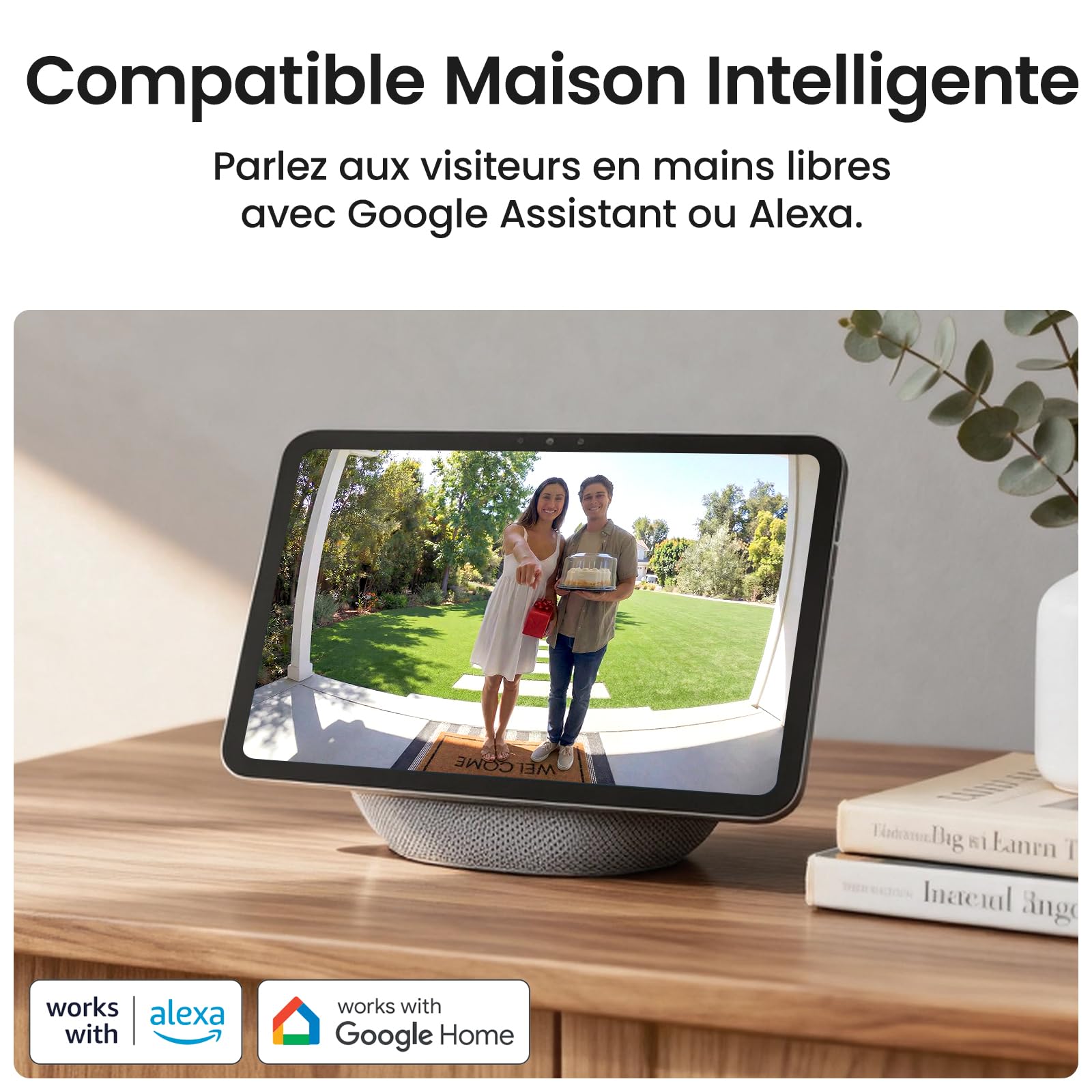 aosu 3K Sonnette sans Fil avec Caméra Etanche avec Pile Radar PIR détection | Sans Abonnement Requis, Autonomie 180 Jours, Wi-Fi 5G & 2.4 G, Angle 166° Voir Plus, Vision Nocturne IR, pour la Maison