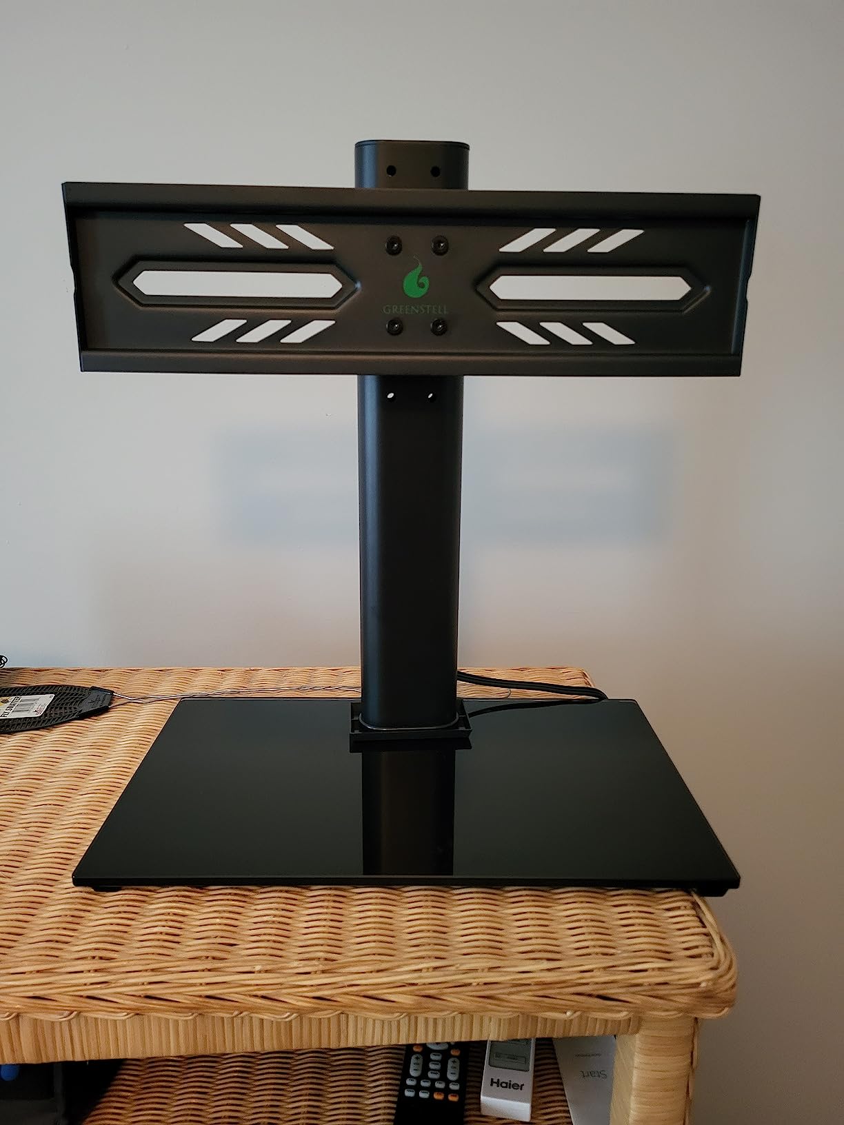 9/mo Finance Greenstell TV Stand with Power Outlet, Universal TV