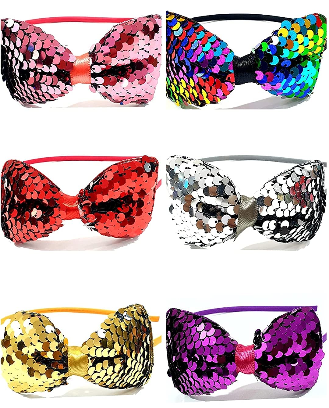 APSAMBR- litter Bow Hairband Shiny Bow Knot Teeth Plastic Hairband for Kids Girl Headbands for Kids Teens Toddlers Childrens Hair Accessories (Set Of 6) (B09BJZ21LT) Amazon Price History, Amazon Price Tracker