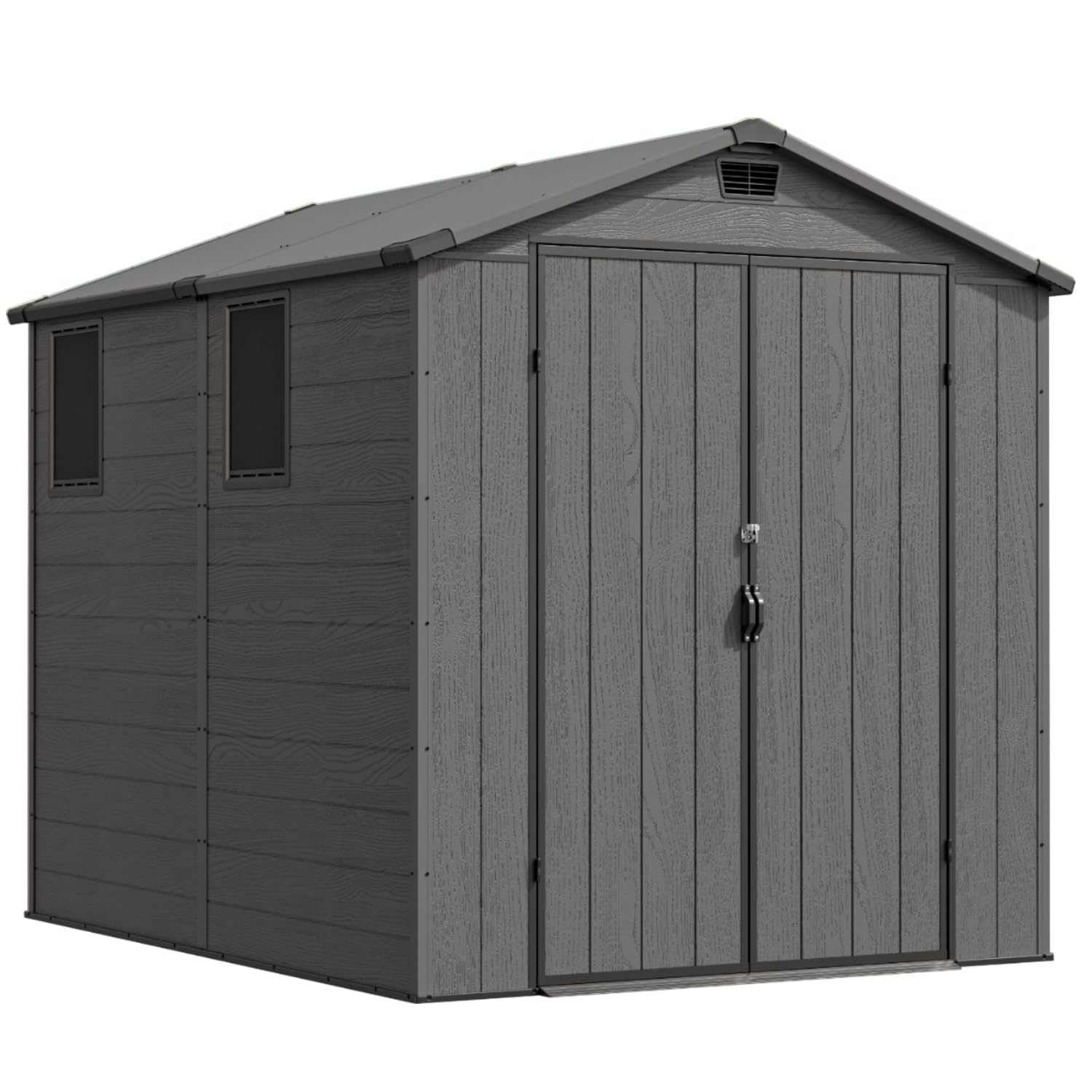 Devoko 6x8 Dark Gray Shed