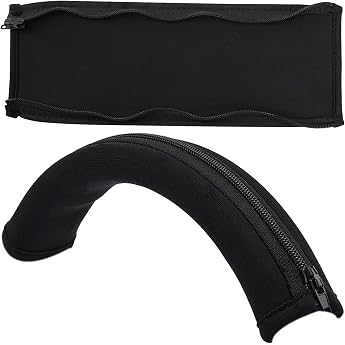 ATH M50X Headband Cover Replacement Headband Protector Compatible with Audio Technica M30 M40 M50X M50S M40X M20X M30X Black + No Tools Required