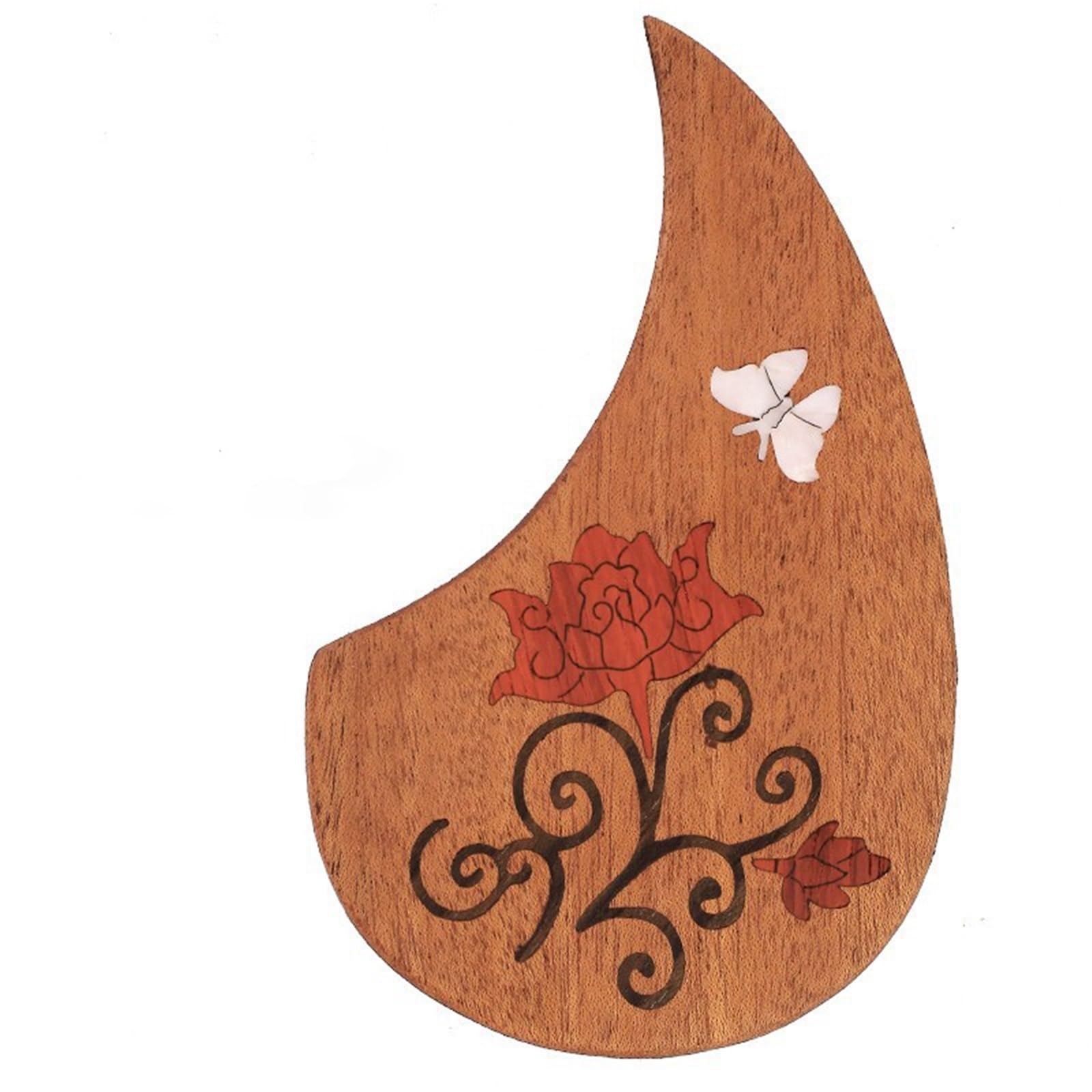 Maskownica Do Gitary Akustycznej Futerał Na Gitarę Folkową Solidny Drewniany Pickguard Pickguard Do Gitary Akustycznej Łatwy W Użyciu(Type 1)