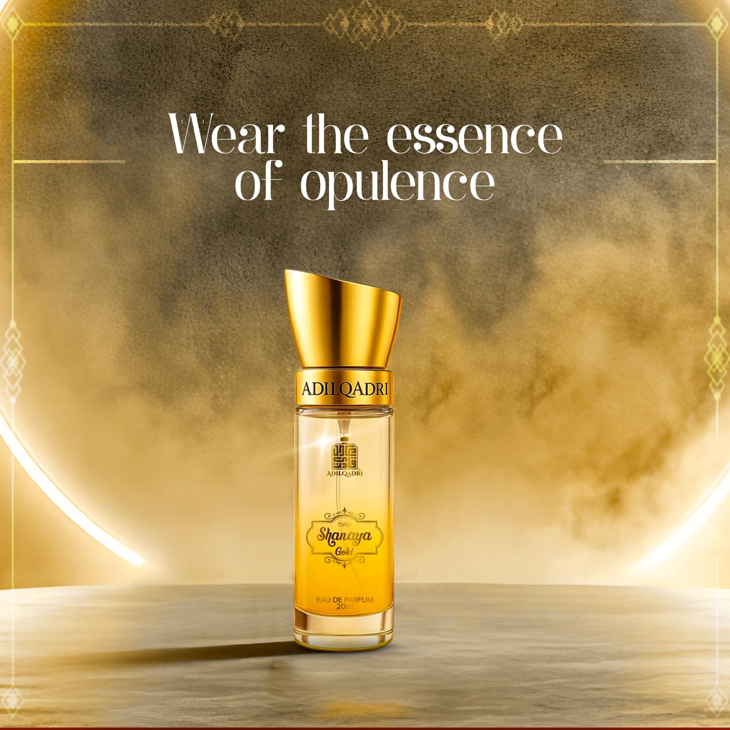 Adilqadri Shanaya Gold Gourmand Perfume for Men & Women | Long-Lasting Arabic & Woody Scent | Eau de Parfum with Spicy, Floral, Vanilla & Woody Notes | Ideal & Special Occasions | 20 ML 3