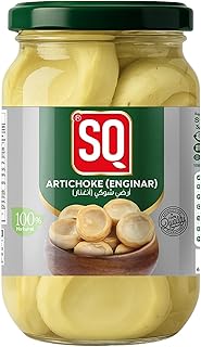 SQ-Foods Angnar Artichoke in Glass Jar 1050g Angnar Artichoke in Glass Jar, Net Weight 1050g, Filtered Weight 600g