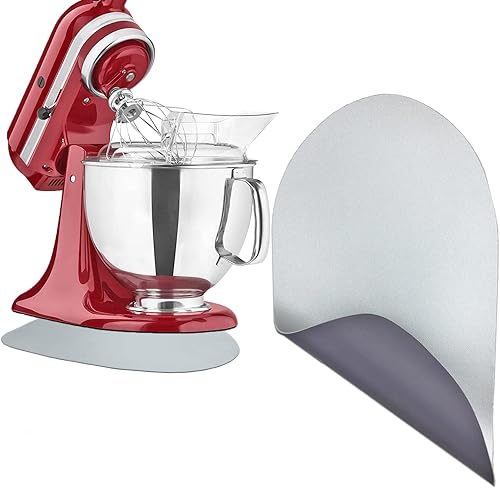 Lunpliran Mezclador de cuero Mover - Alfombrillas deslizantes para electrodomésticos de cocina compatibles con KitchenAid batidora de soporte de