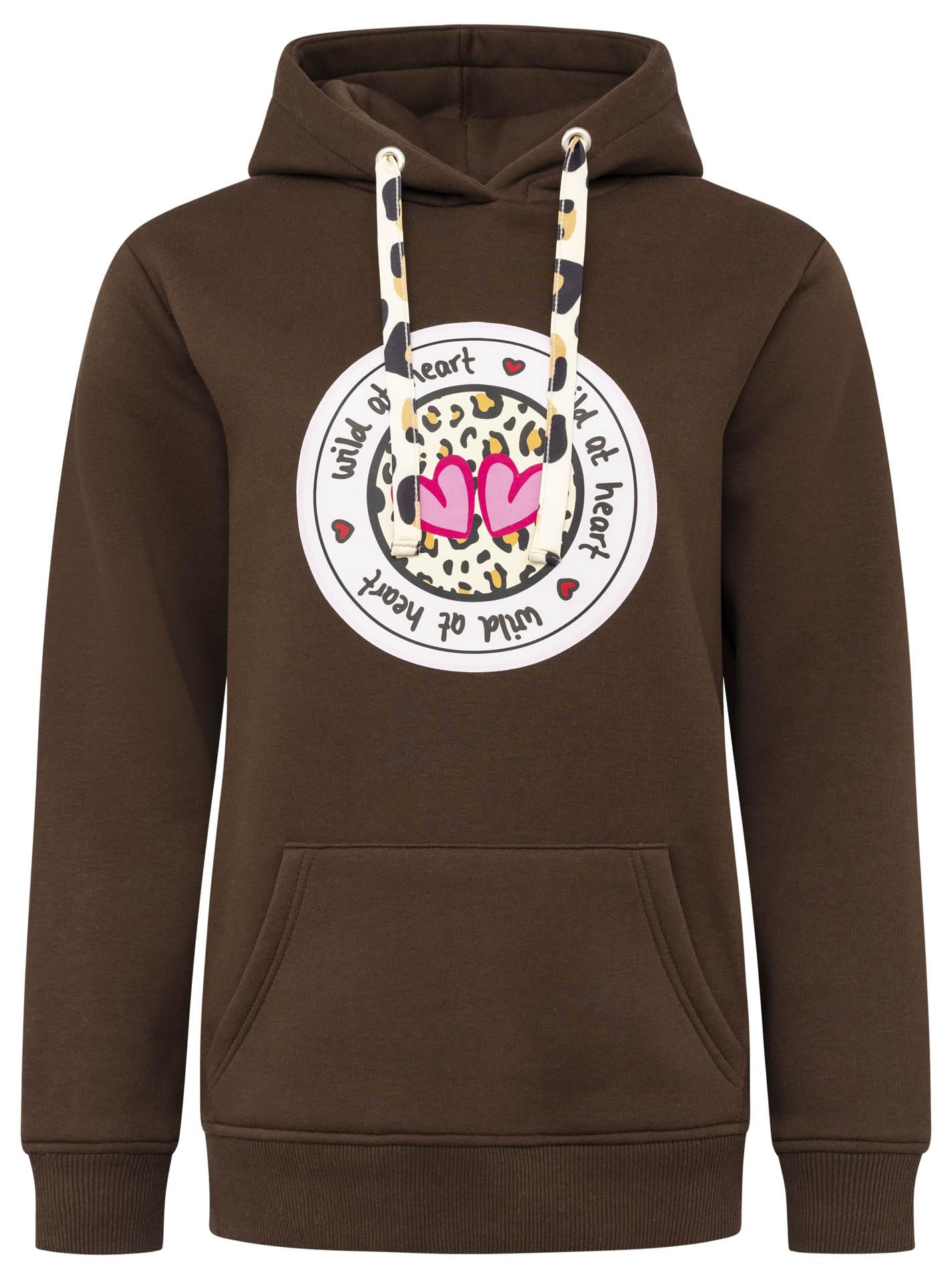 Zwillingsherz Damen Hoodie mit Kapuze – Kuscheliger Oversize Kapuzenpullover – Weicher Sweatshirt Pullover für Frauen Aufdruck – Stylischer Look für Frühling, Herbst & Winter – Loungewear Mode Leo