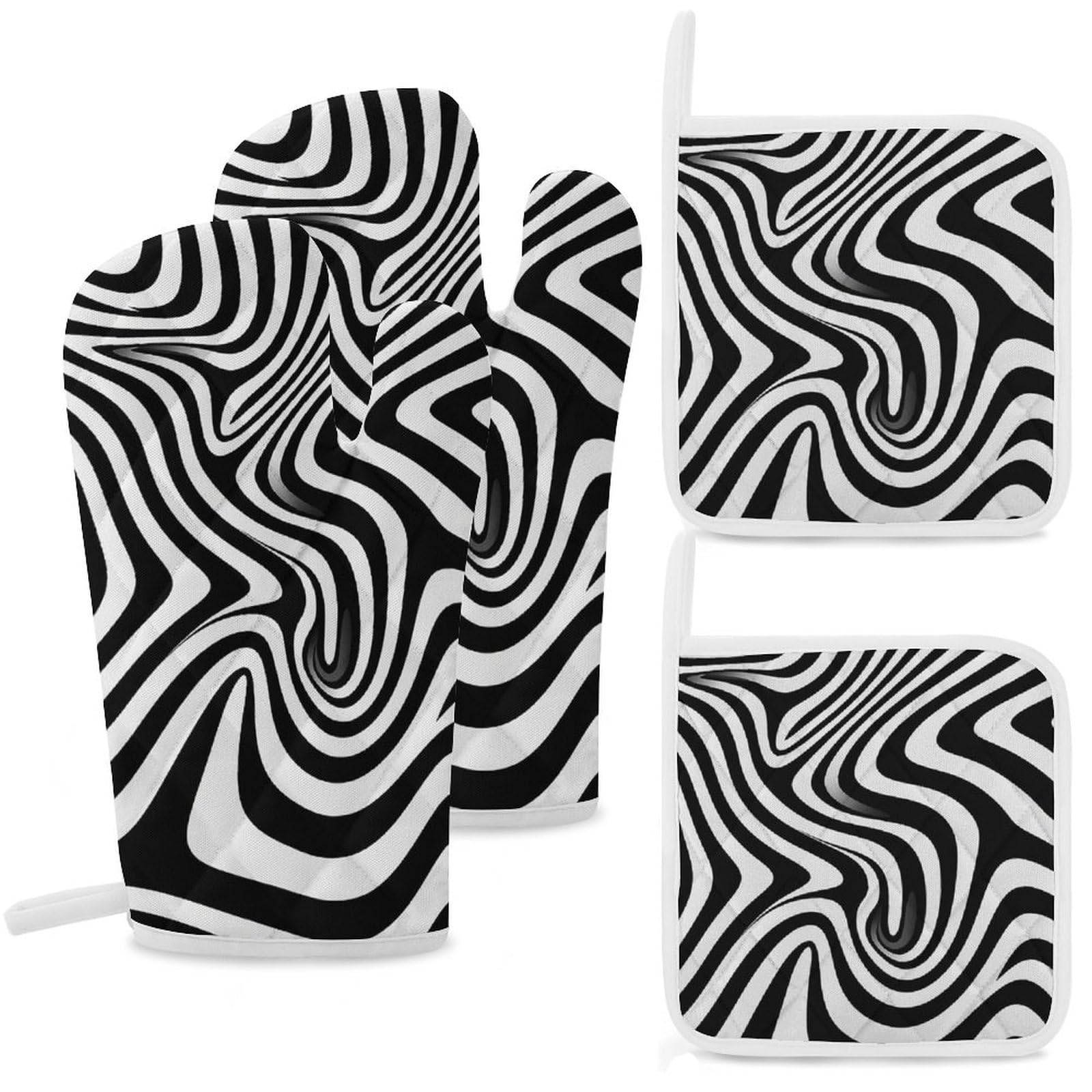 Maniques de cuisine Whirlpool Illusion résistantes à l'eau et à la chaleur