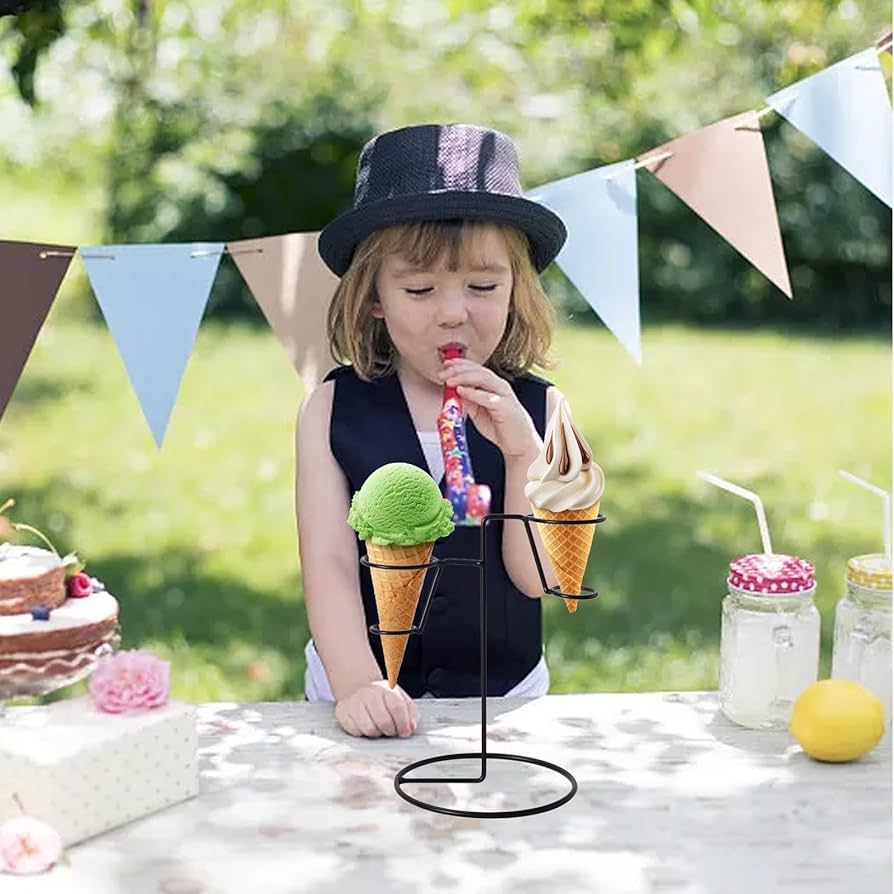 ソフトクリームスタンド コーンスタンド ディスプレイ 10点セット Amazon｜SAKIRABITO アイスクリームスタンド ソフトクリーム