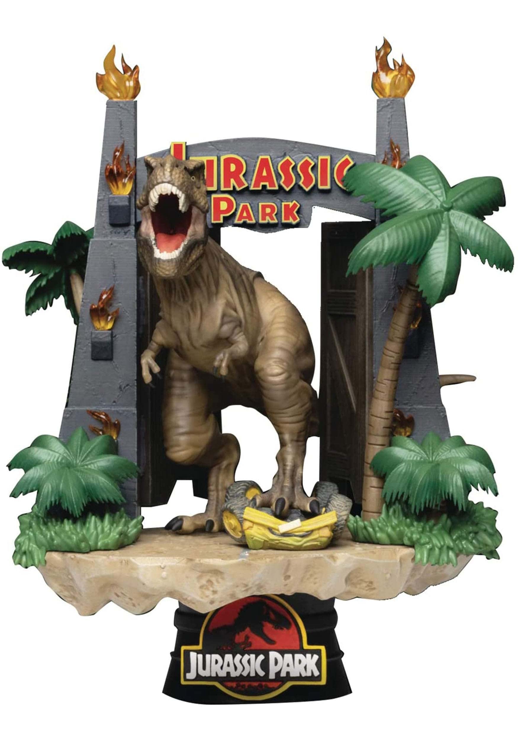 Beast Kingdom-Jurassic Park Gate Diorama Stage