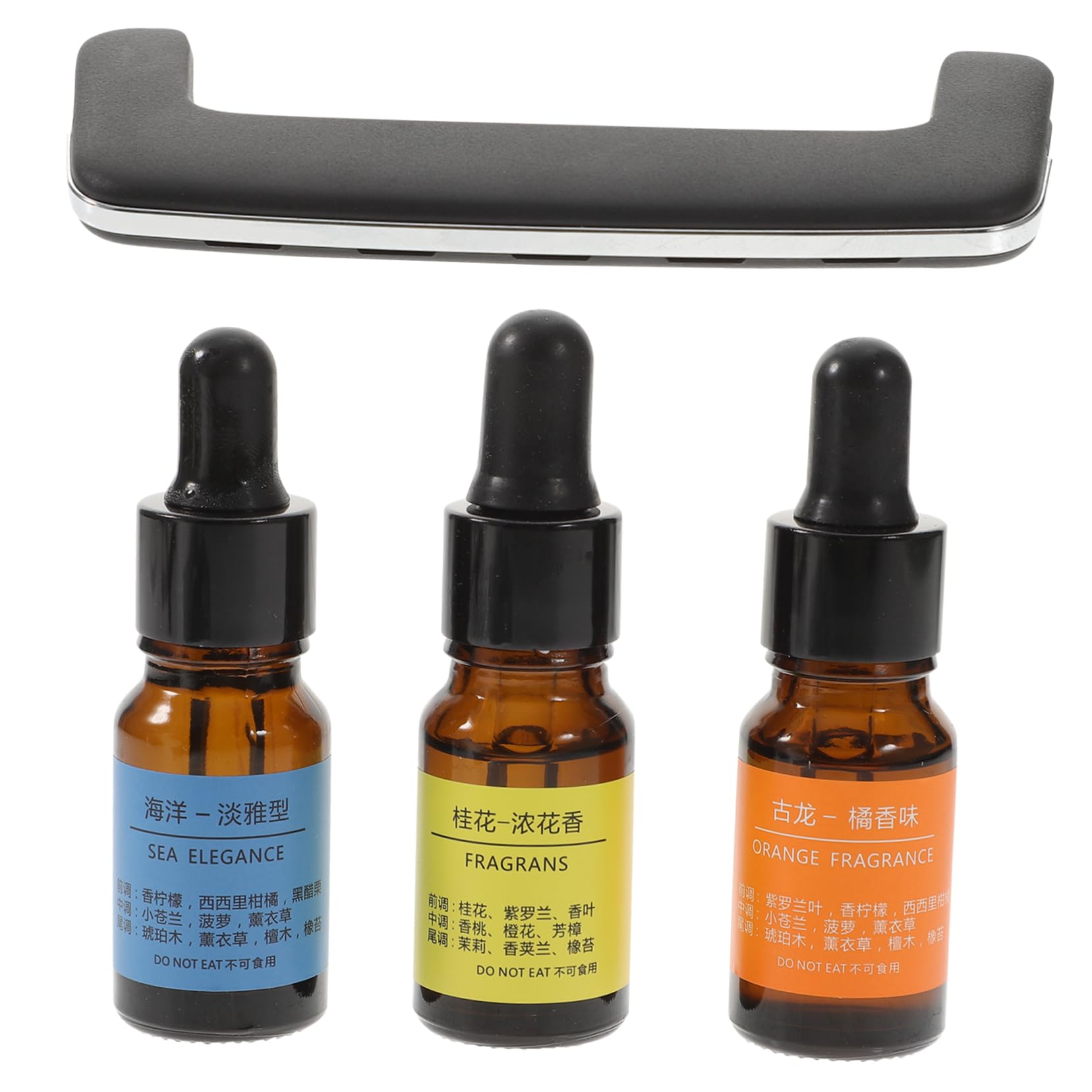 Cabilock Diffusore Profumo Auto Magnetico in Ceramica Supporto in Lega di Alluminio, Leggero, Design Unico per Bocchette D'aria Orizzontali e Verticali, Interno Auto