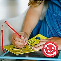 Vista 4 de Chuckle & Roar - Scribble Glow - Tablero LCD para garabatear - Bloc de dibujo creativo sin desorden - Divertido y atractivo para preescolares