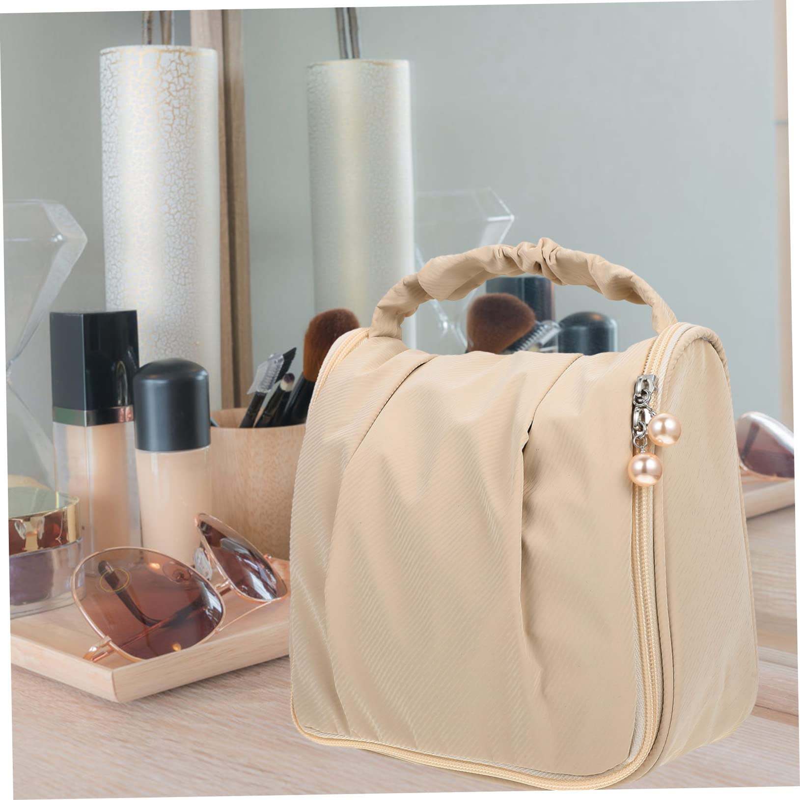 FOMIYES 3pièces Sac De Voyage Multifonctionnel Trousse De Toilette Suspendue Grand Sac De Maquillage pour Cosmétiques Accessoires De Toilettes Et Articles Personnels