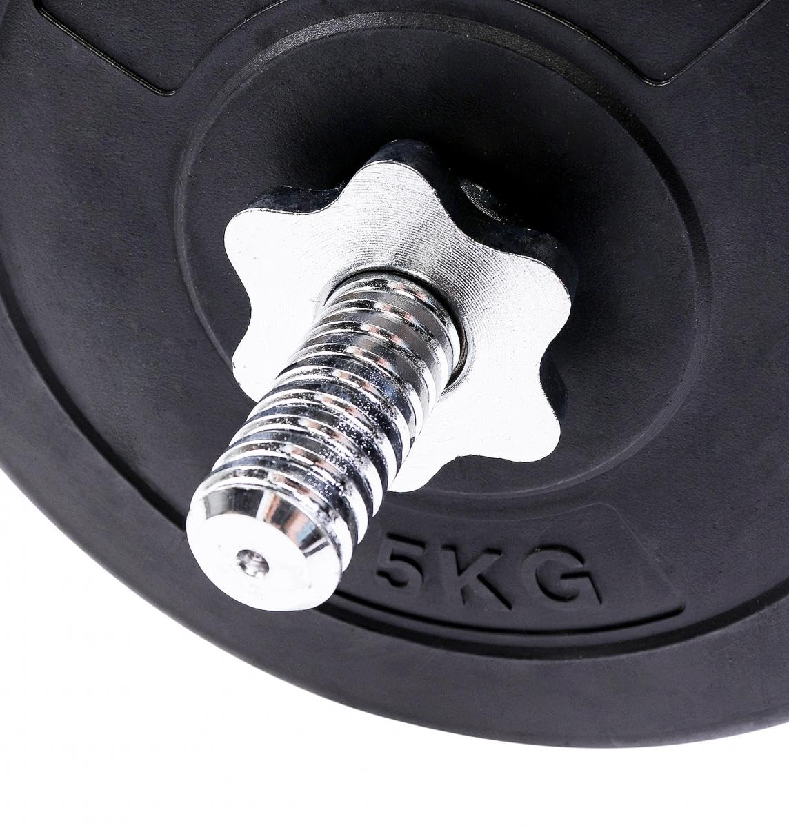 GYRONETICS® Bilanciere Curvo con Pesi - 30 kg Set, Barra Curva EZ 120 cm, con 4 Dischi 25mm, 2 Chiusura a Vite, Antiscivolo, Cromato - Sollevamento Pesi, Curl Bar, Palestra Casa, Fitness, Allenamento