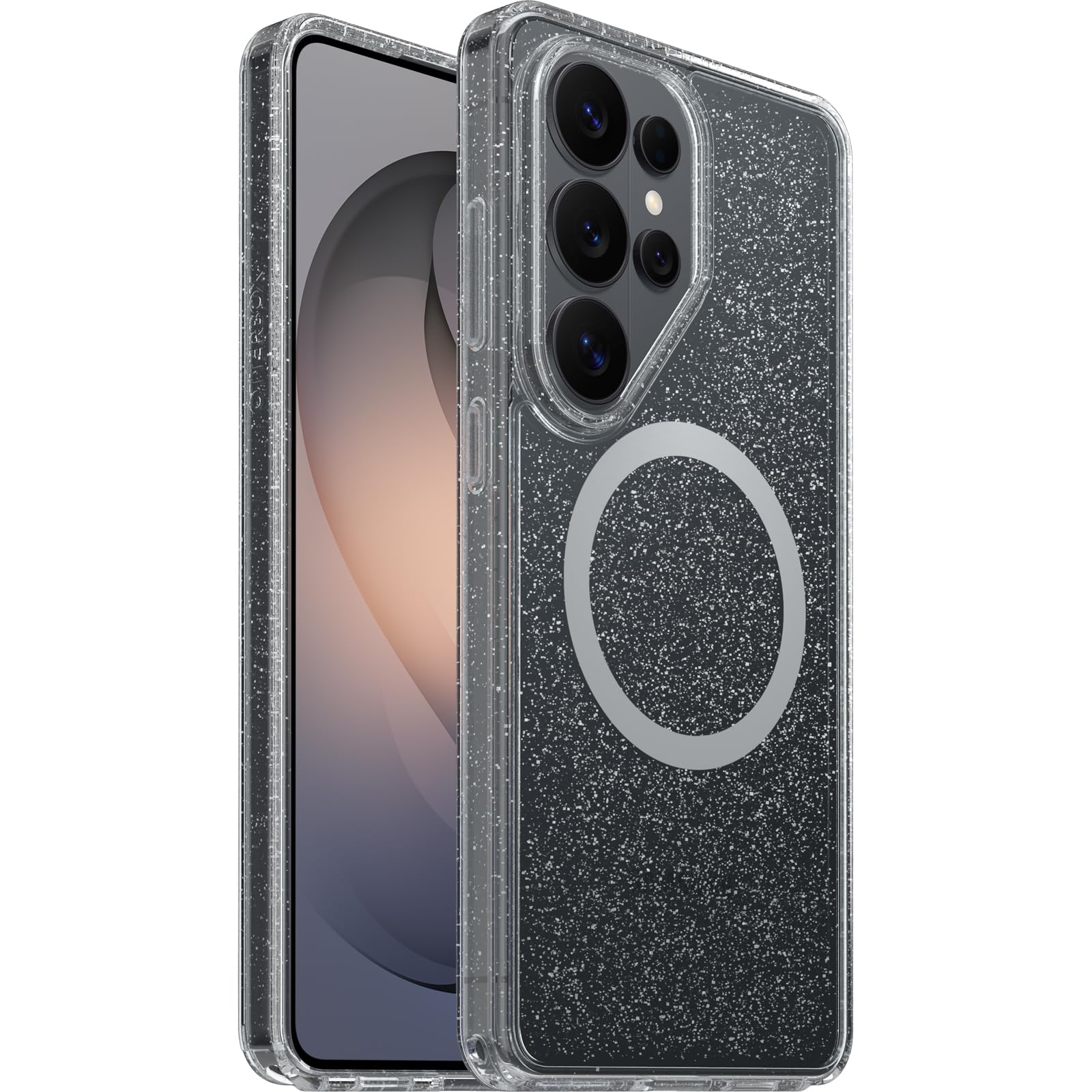 Otterbox Coque Symmetry Series Clear avec Aimants pour Samsung Galaxy S26 Ultra, Antichoc, Anti-Chute, Fine, supporte 3X Plus de Chutes Que la Norme Militaire, Stardust