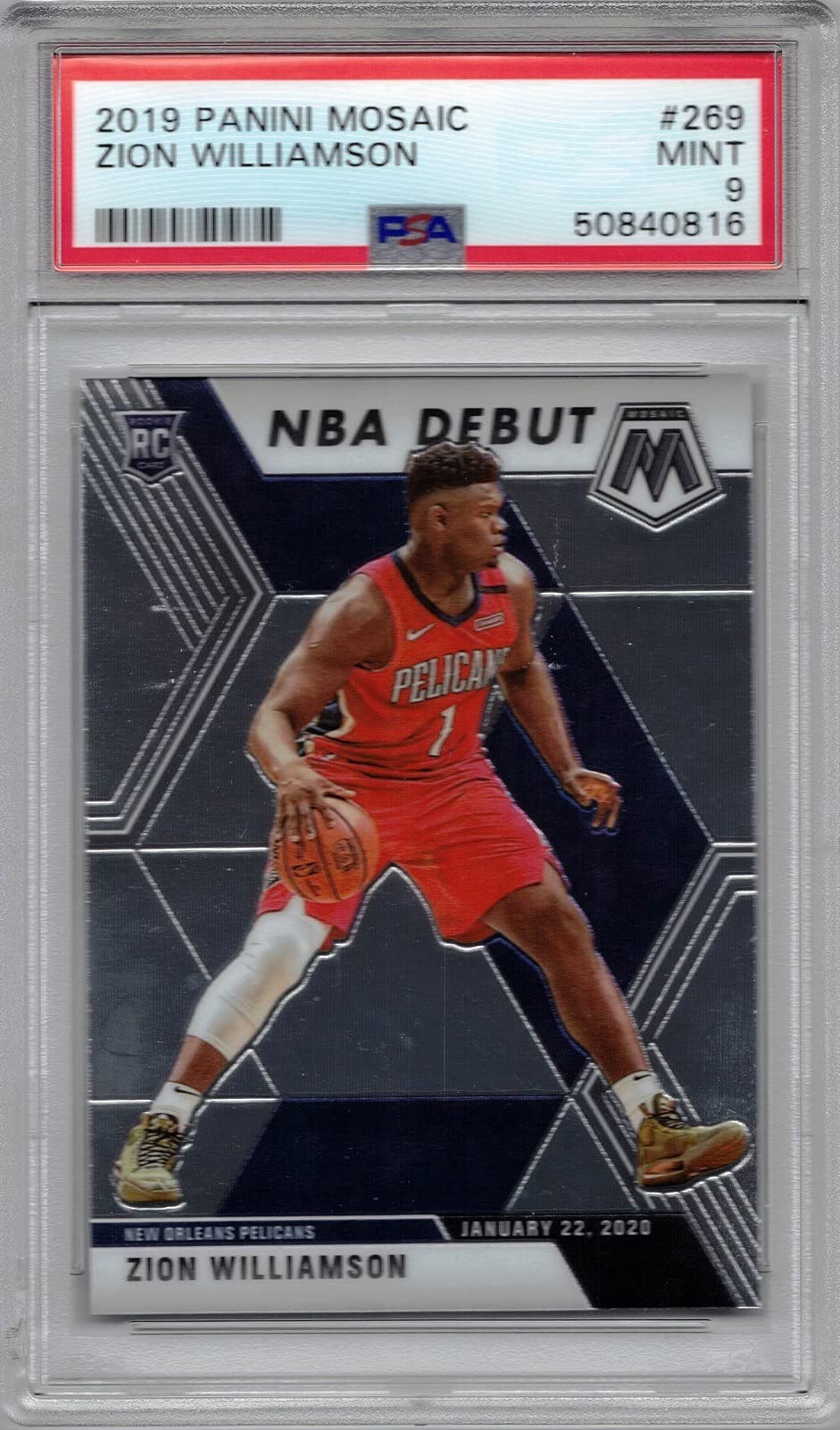 Amazon.com: 2019-20 Panini Mosaic Basketball #269 Zion Williamson