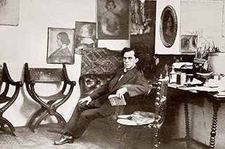 Anselmo Miguel Nieto, 1881 - 1964. Spanish Artist. Here Seen Sitting In His Studio. From La Esfera, 1914. Poster Print (36 x 24)