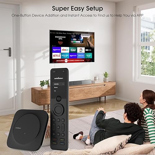 Miniatura 9 de SofaBaton Control remoto universal X1S, control remoto universal todo en uno con concentrador y aplicación, actividades de un solo toque, compatible