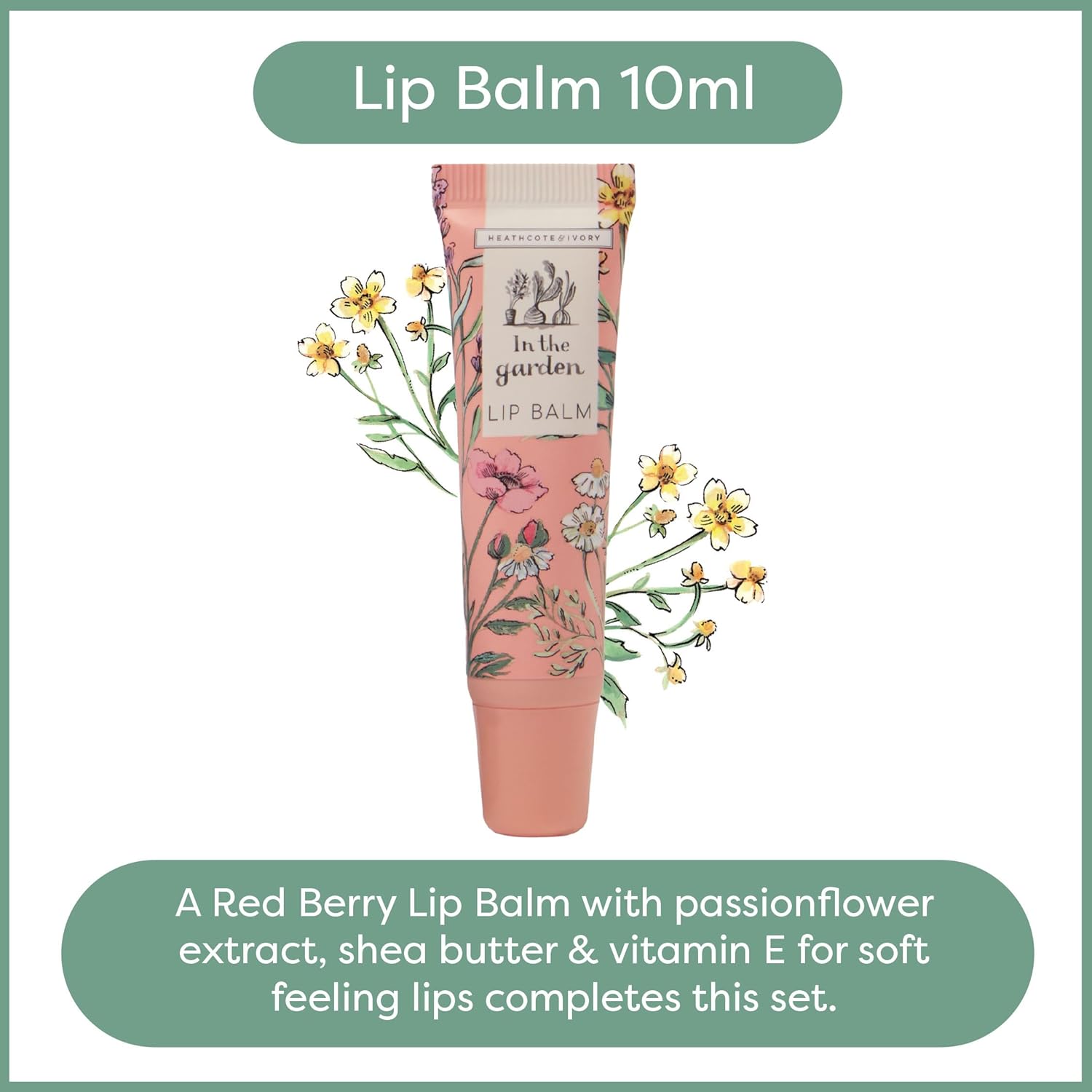 Heathcote & Ivory Top To Toe In The Garden Hand Foot Lip Care Gift Kit