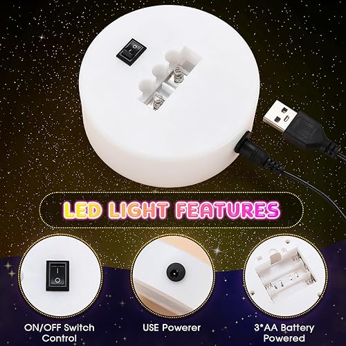 Miniatura 6 de 4 letreros de neón de Navidad con luz LED de neón con base de soporte, muñeco de nieve iluminado, luces nocturnas con batería o USB, decoraciones