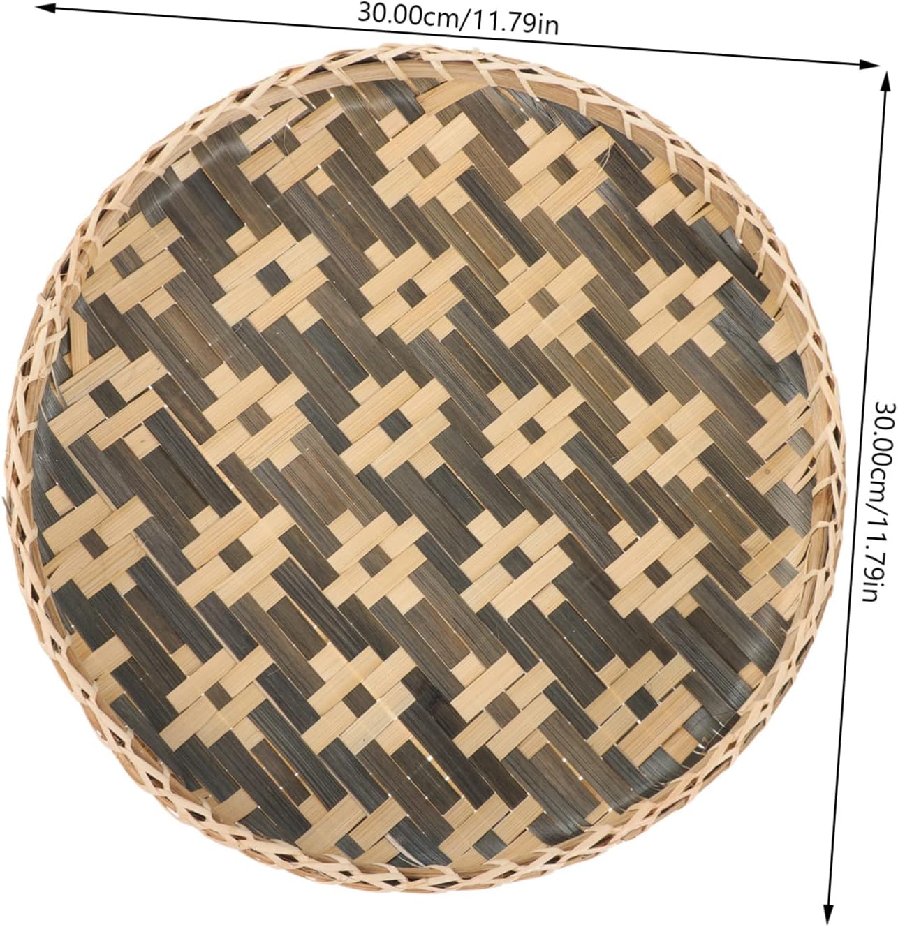 DOITOOL 3pcs Woven Wall Basket Decor Flower Design Versatile Hanging Storage for Kitchen Bathroom and Room Stylish and Practical Home Decoration