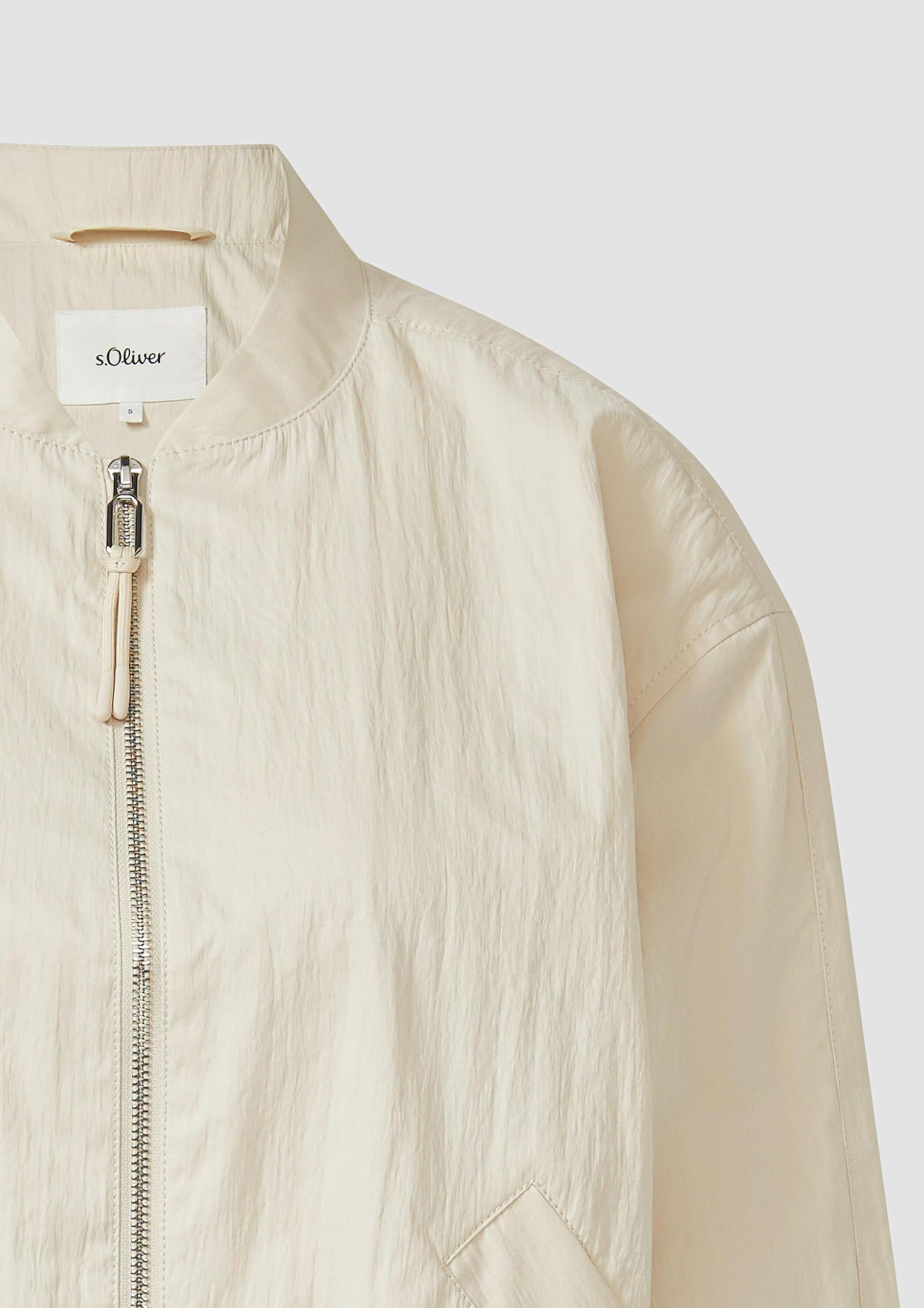 s.Oliver Weicher Blouson in Strukturoptik