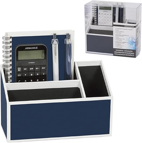 Miniatura 2 de Juego de organizador de escritorio con calculadora, cuaderno, bolígrafos, azul (1025-4261-51-000)