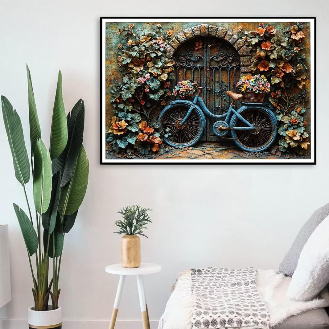 Puzzle 2000 Piezas, Puzzle Bicicleta, Rompecabezas Adultos, Regalos -8123