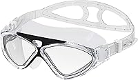OutdoorMaster Wide View Swim Mask & Goggles - Anti-Fog, Leakproof, 180° Vision for Swimming & Snorkeling