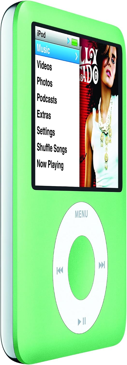 Apple iPod nano 8 GB Green (3rd Generation) (Discontinued by Manufacturer)