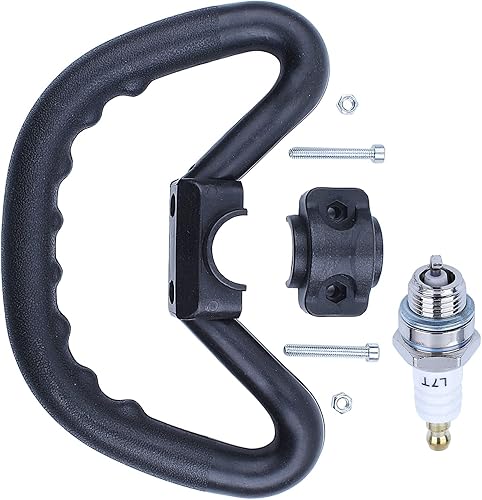 Empuñadura de la barra de la recortadora con conjunto de pernos para Tanaka TBC-232 TBC-262 TBC-322 TBC-325 Cortacésped Strimmer Motor Reemplaza