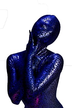 Amazon | Zentai Dreamer ZD27 パープルレオパード 全身タイツ